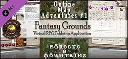 Fantasy Grounds - Map Adventures #1 - Forests & Mountains (Map and Token Pack)