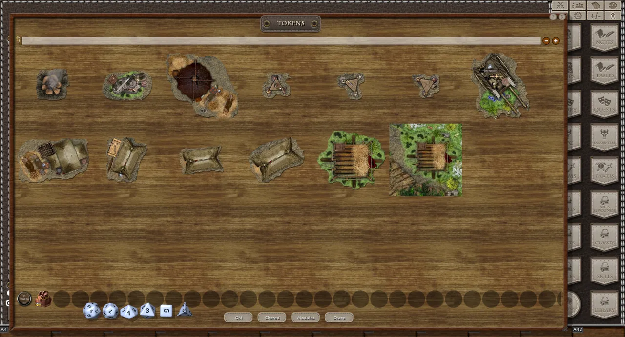 Fantasy Grounds - Map Adventures #1 - Forests & Mountains (Map and Token Pack) Screenshot 0