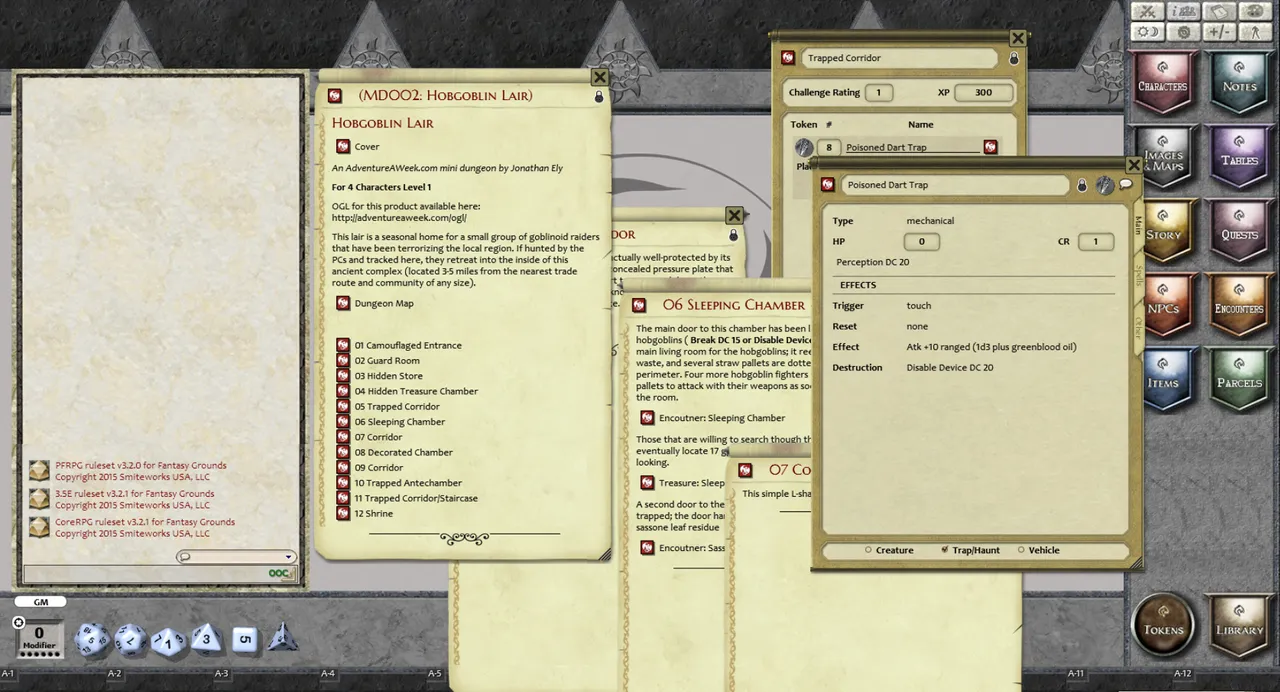 Fantasy Grounds -  Mini-Dungeon #002: Hobgoblin Lair (PFRPG) Screenshot 2