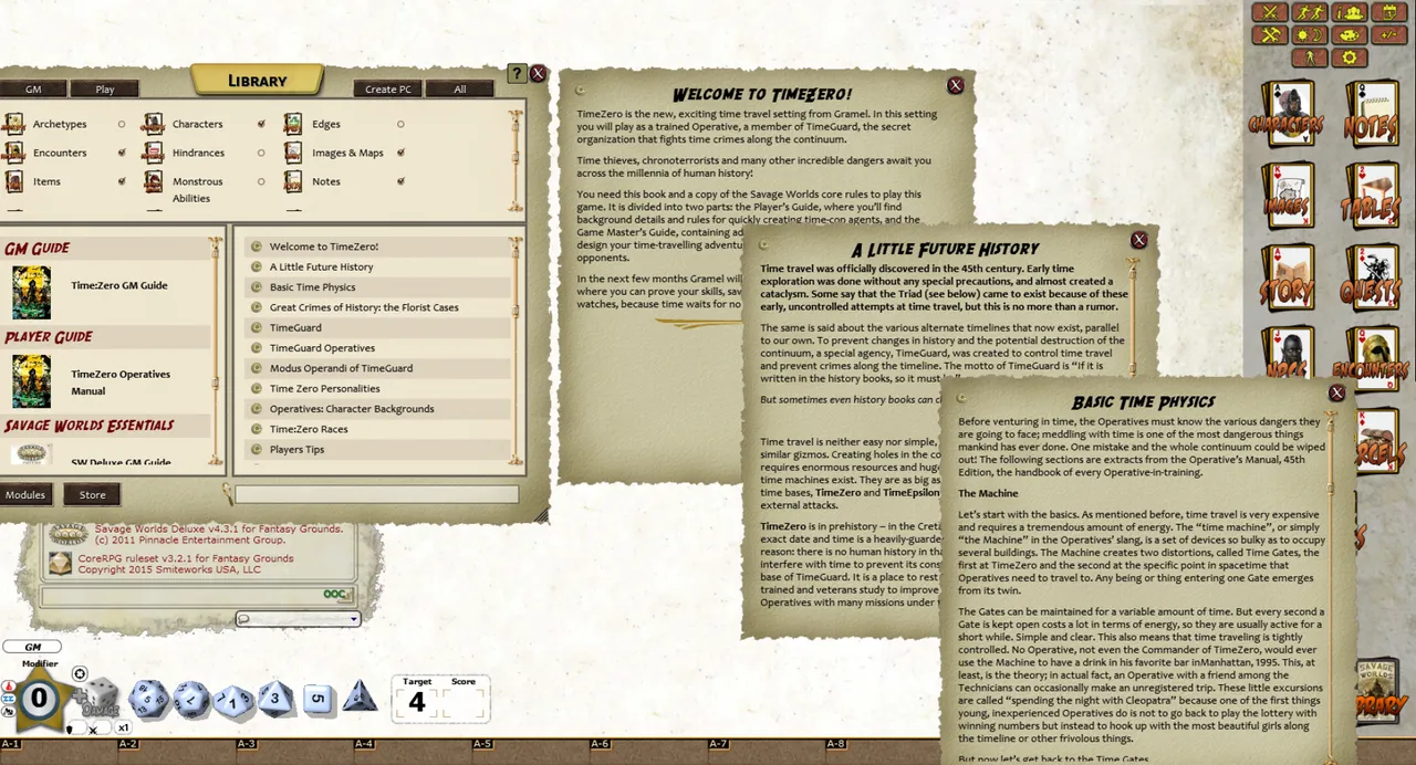 Fantasy Grounds - TimeZero: Operative's Manual (Savage Worlds) Screenshot 2