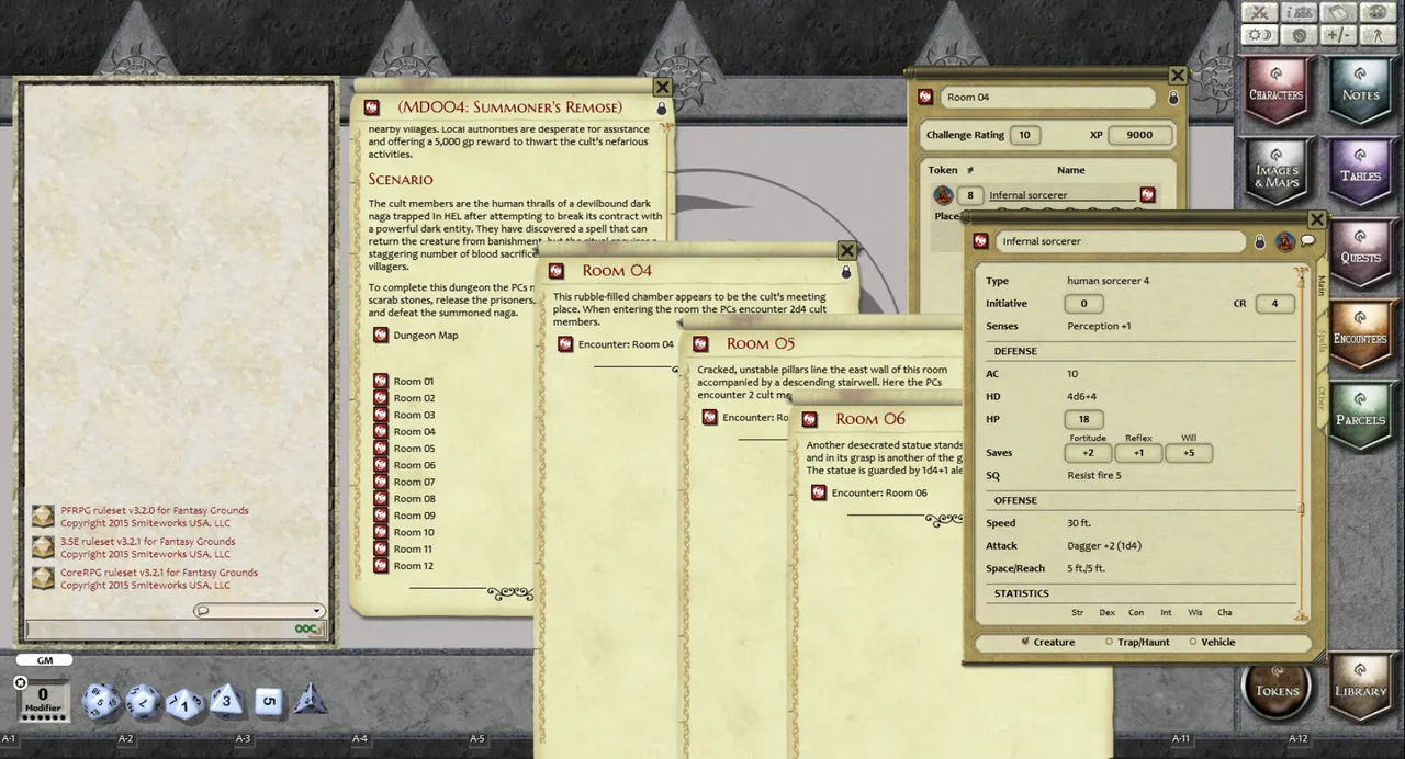 Fantasy Grounds - Mini-Dungeon #004: Summoner's Remorse (PFRPG) Screenshot 2