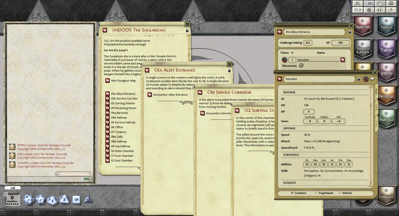 Fantasy Grounds - Mini-Dungeon #005: The Soularium (PFRPG) Screenshot 1