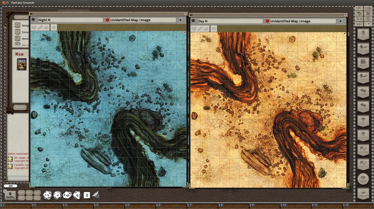 Fantasy Grounds - Black Scroll Games - Desert Canyons (Map Pack) Screenshot 2