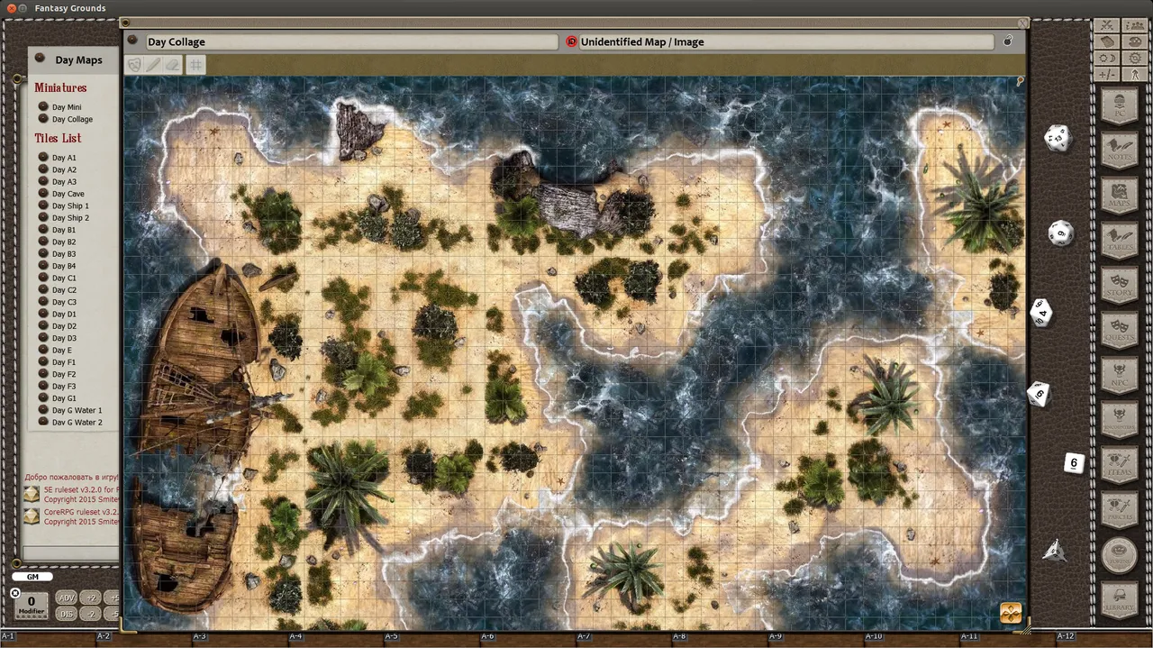 Fantasy Grounds - Black Scroll Games - Tropical Islands (Map Pack) Screenshot 0