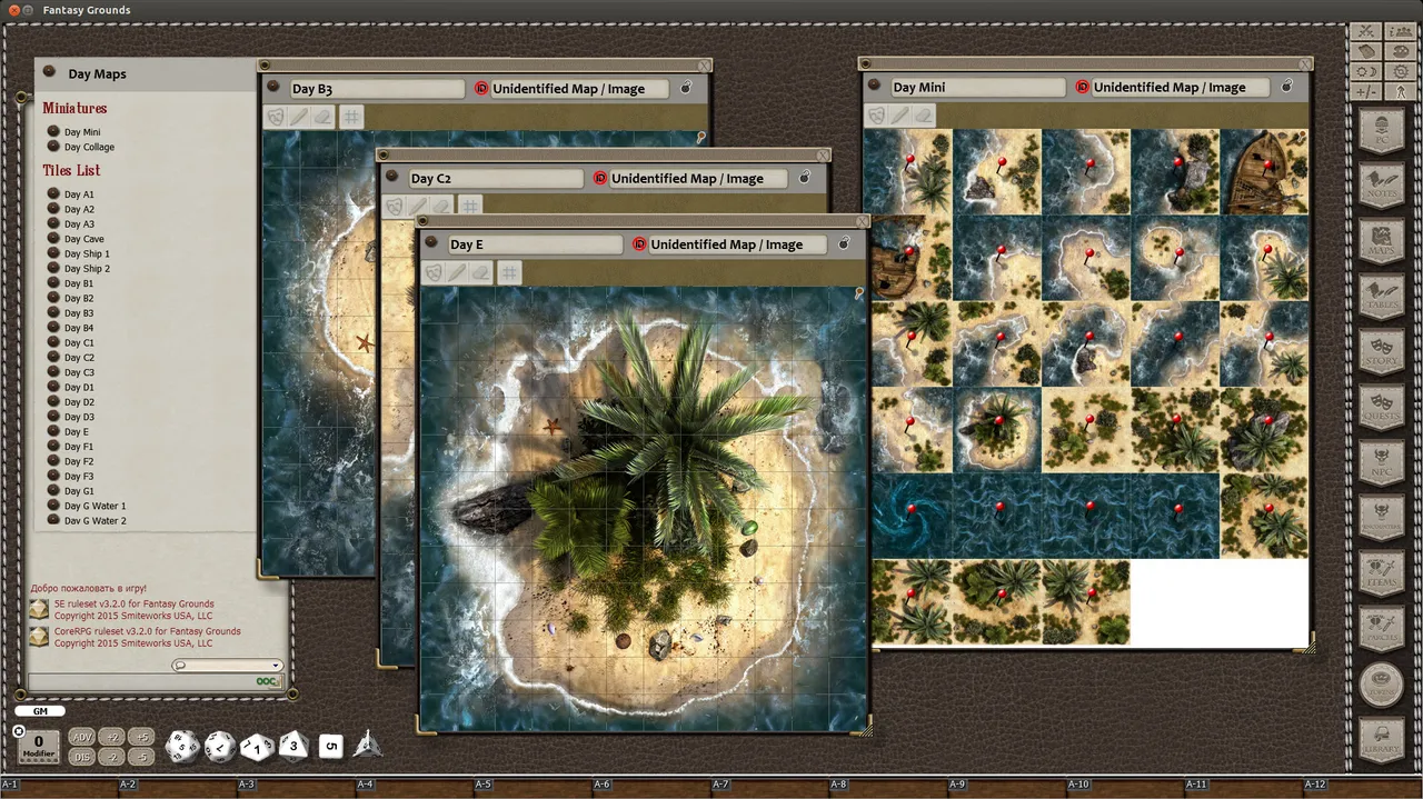 Fantasy Grounds - Black Scroll Games - Tropical Islands (Map Pack) Screenshot 3