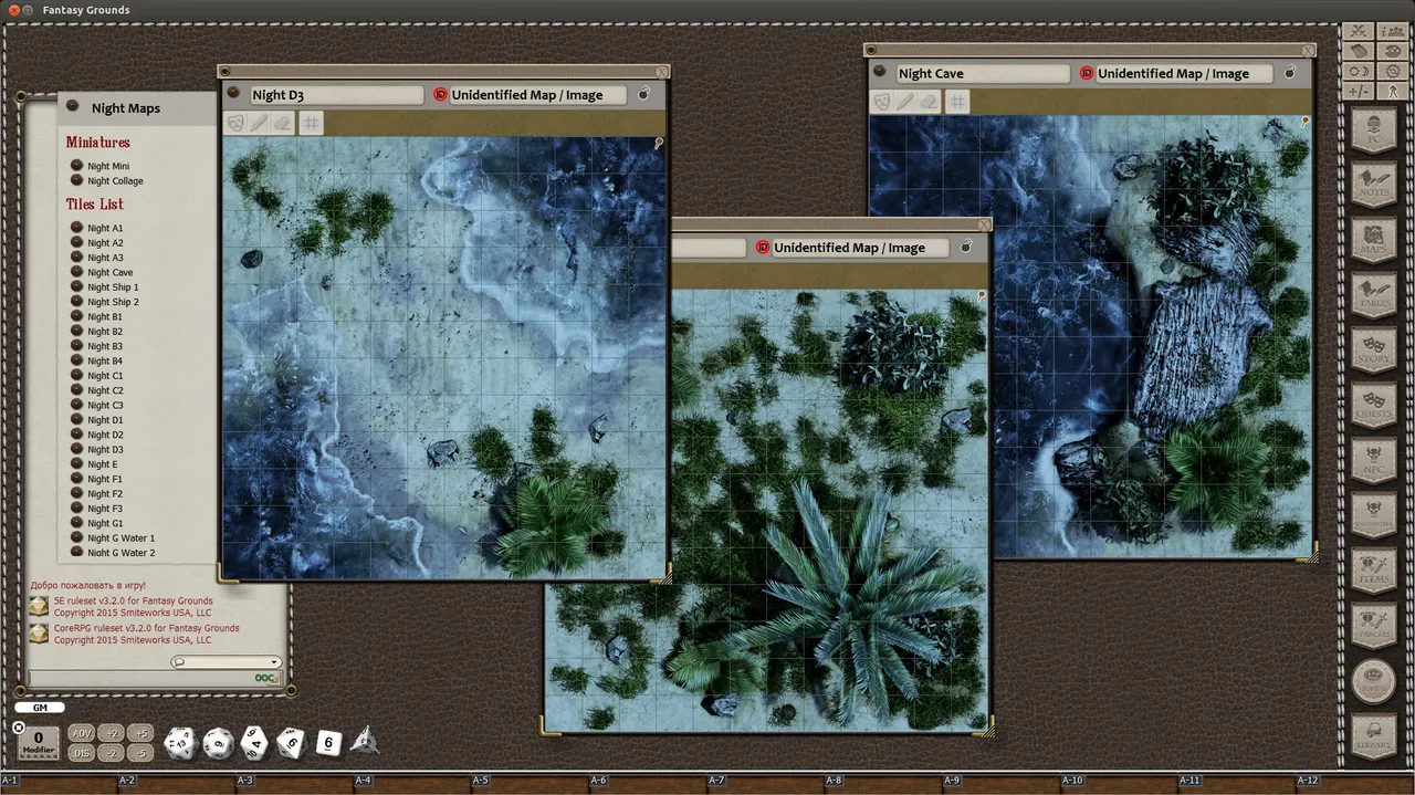 Fantasy Grounds - Black Scroll Games - Tropical Islands (Map Pack) Screenshot 1