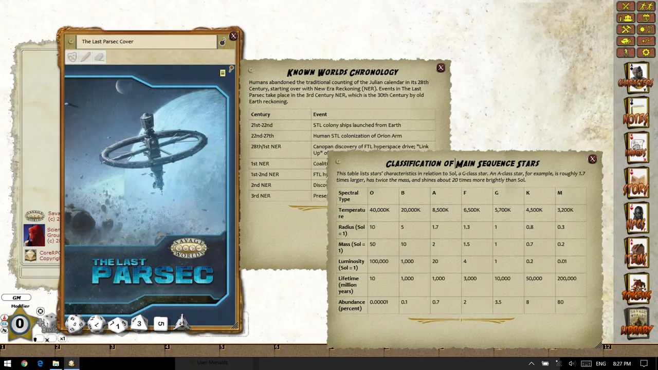 Fantasy Grounds - The Last Parsec: Core (Savage Worlds) Screenshot 2