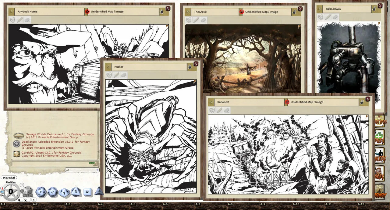 Fantasy Grounds - Deadlands Reloaded: OneSheet Adventure PAK (Savage Worlds) Screenshot 2