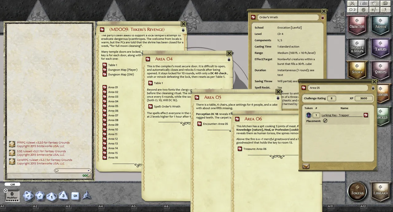 Fantasy Grounds - Mini-Dungeon #009: Tiikeri's Revenge (PFRPG) Screenshot 2