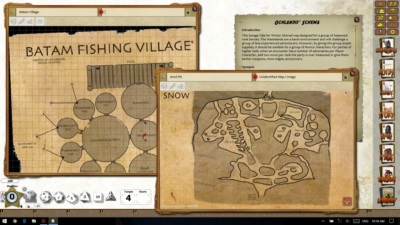 Fantasy Grounds - Winter Eternal Adventure Guide: The wastelands (Savage Worlds) Screenshot 2