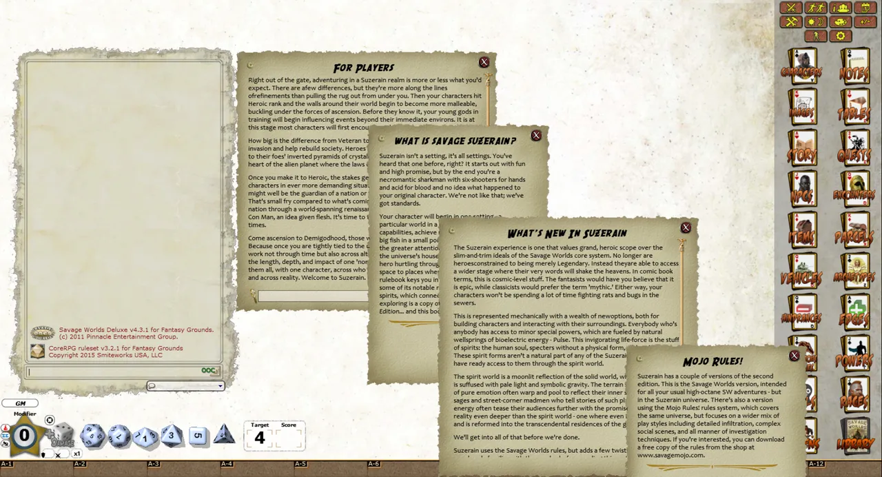 Fantasy Grounds - Savage Suzerain Players Guide (Savage Worlds) Screenshot 3