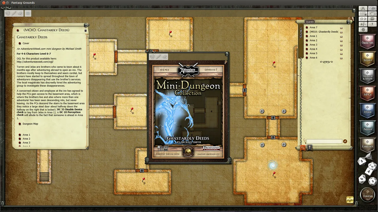 Fantasy Grounds - Mini-Dungeon #010: Ghastardly Deeds (PFRPG) Screenshot 0