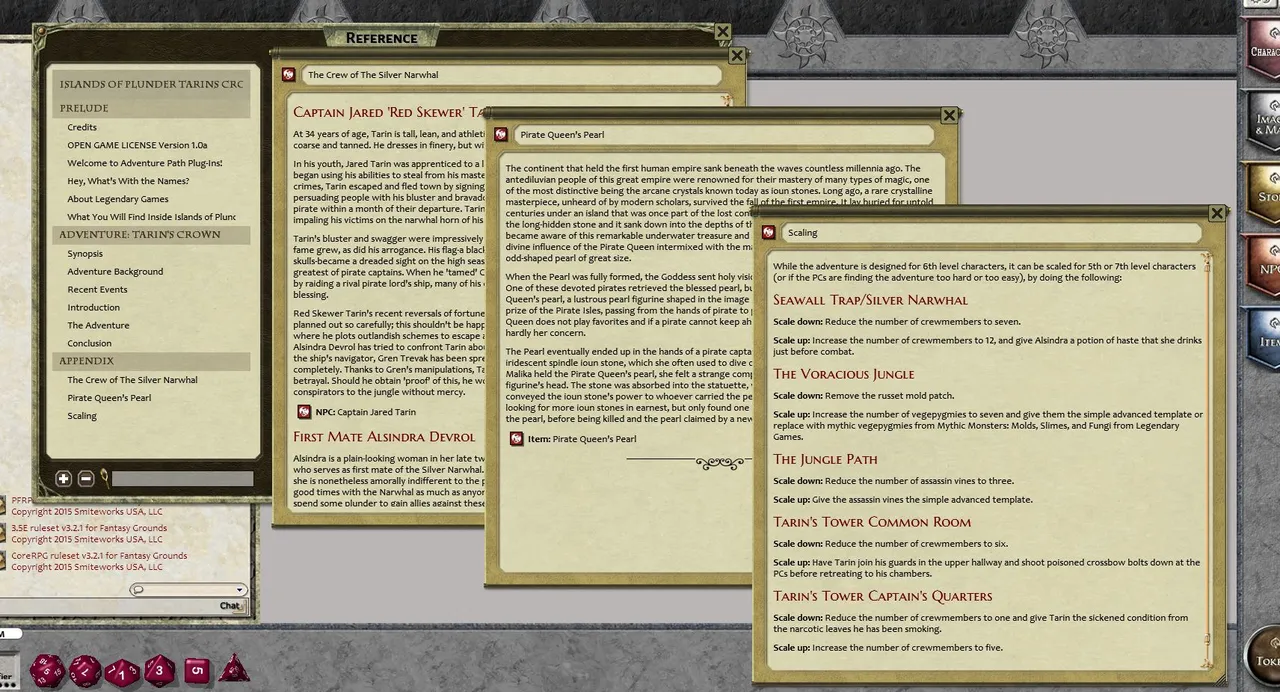 Fantasy Grounds - Islands of Plunder: Tarin's Crown (PFRPG) Screenshot 3