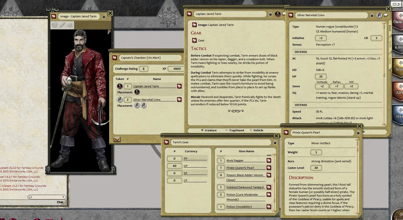 Fantasy Grounds - Islands of Plunder: Tarin's Crown (PFRPG) Screenshot 2