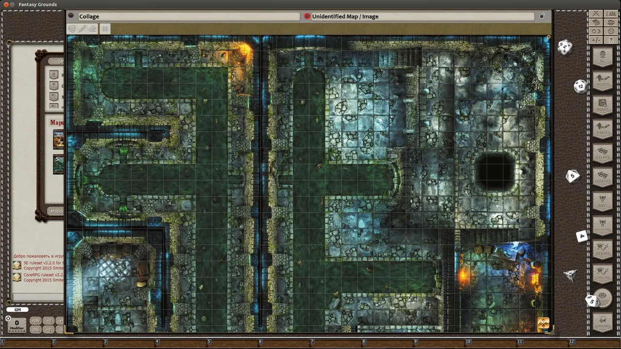 Fantasy Grounds - Sewer (Map Pack) Screenshot 1