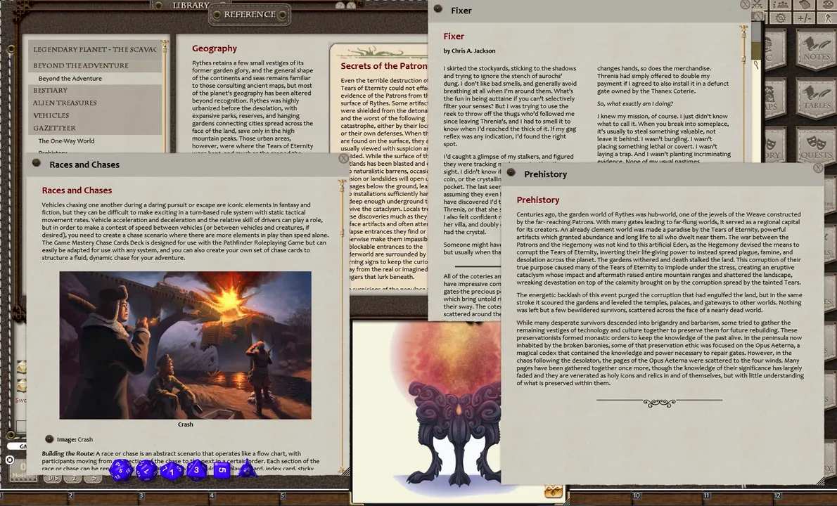 Fantasy Grounds - Legendary Planet: The Scavenged Codex (5E) Screenshot 3