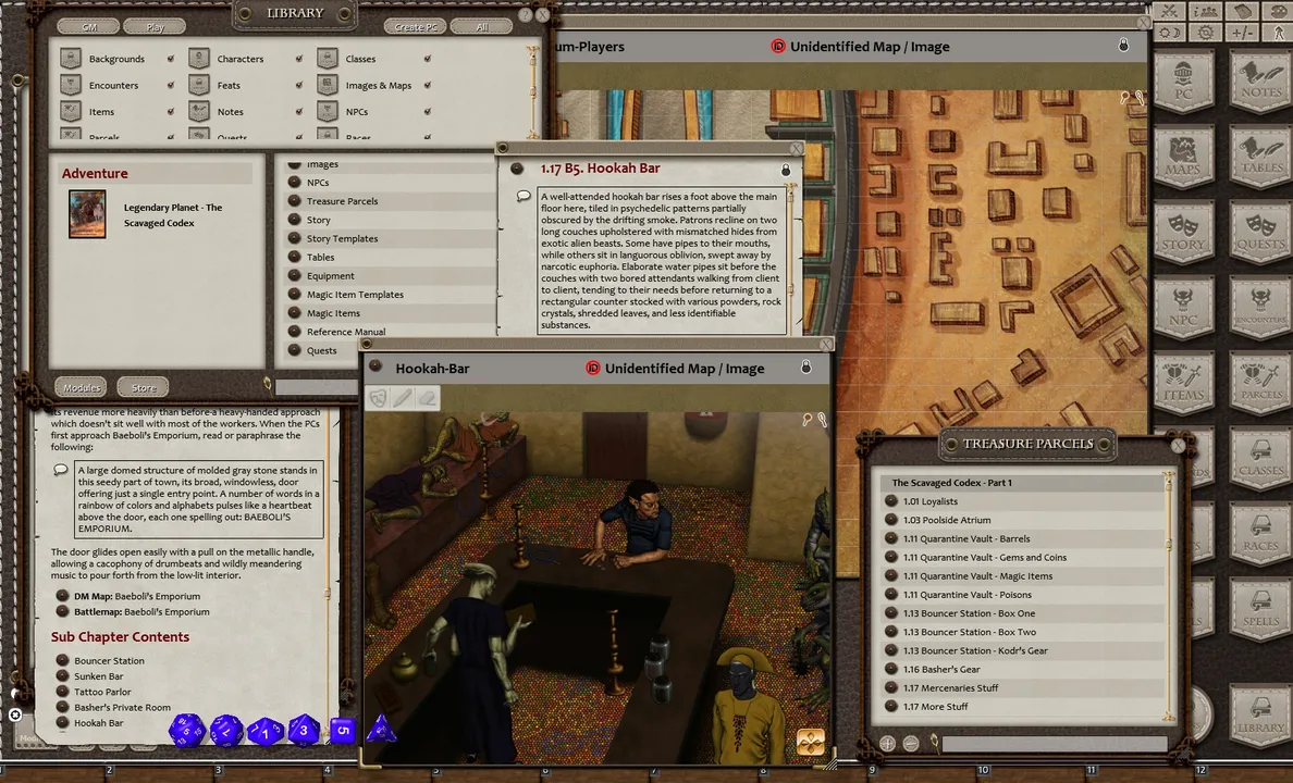 Fantasy Grounds - Legendary Planet: The Scavenged Codex (5E) Screenshot 0