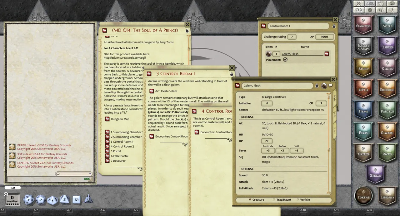 Fantasy Grounds - Mini-Dungeon #014: The Soul of a Prince (PFRPG) Screenshot 1