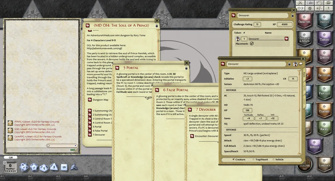 Fantasy Grounds - Mini-Dungeon #014: The Soul of a Prince (PFRPG) Screenshot 2
