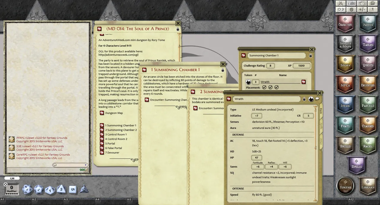 Fantasy Grounds - Mini-Dungeon #014: The Soul of a Prince (PFRPG) Screenshot 0