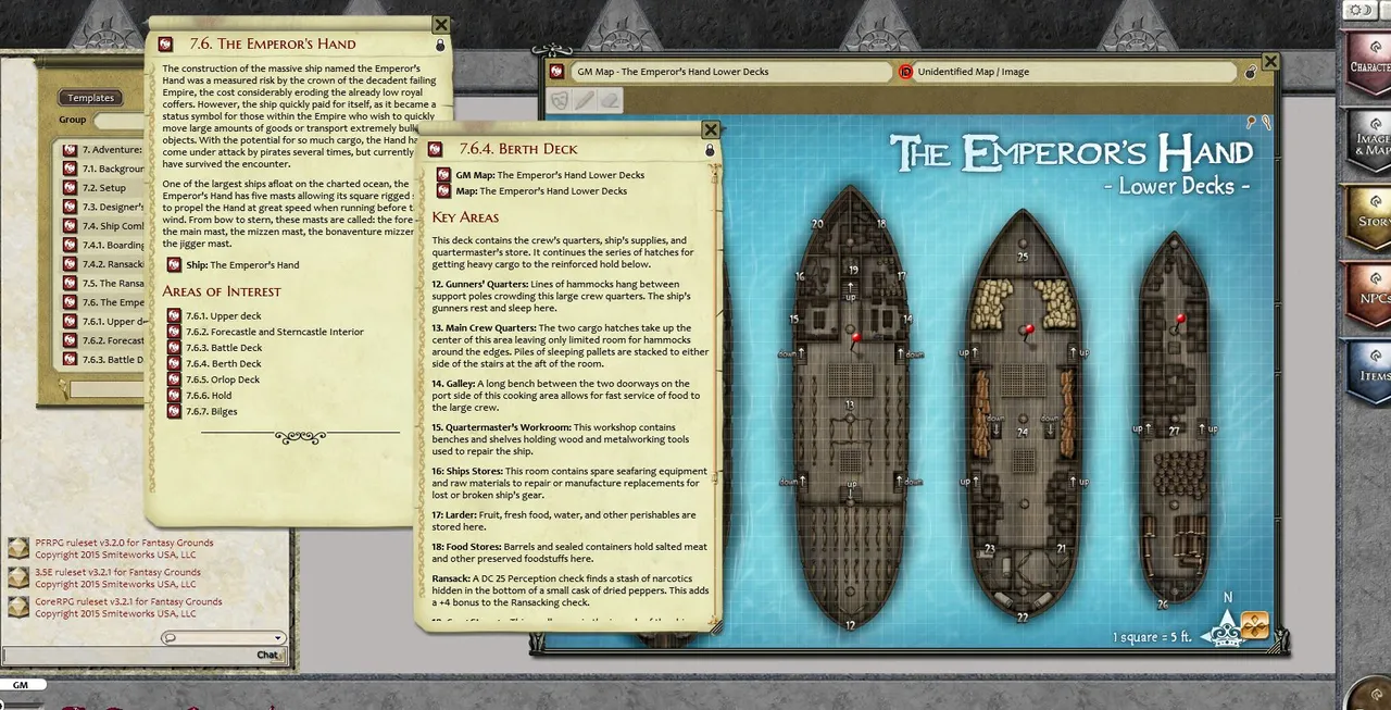 Fantasy Grounds - Islands of Plunder: Raid on the Emperor's Hand (PFRPG) Screenshot 2