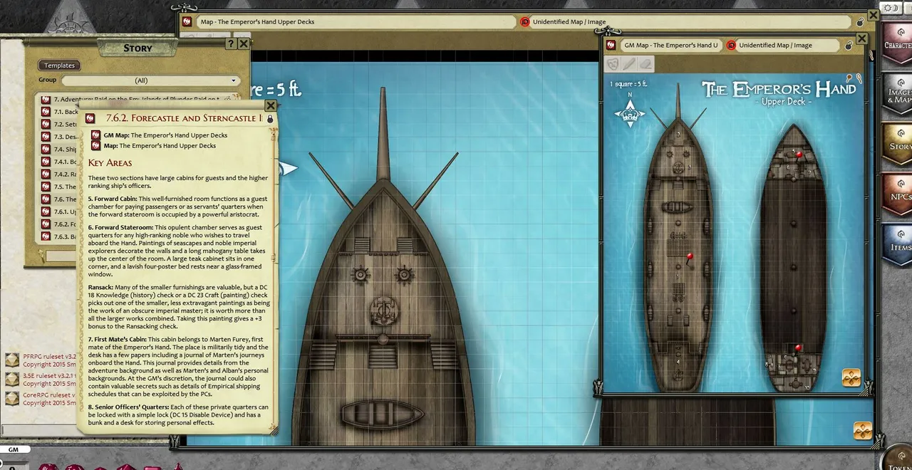 Fantasy Grounds - Islands of Plunder: Raid on the Emperor's Hand (PFRPG) Screenshot 1
