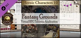 Fantasy Grounds - Heroic Characters 10 (Token Pack)