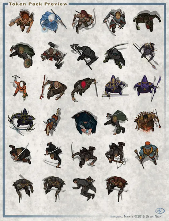Fantasy Grounds - Heroic Characters 10 (Token Pack) Screenshot 0