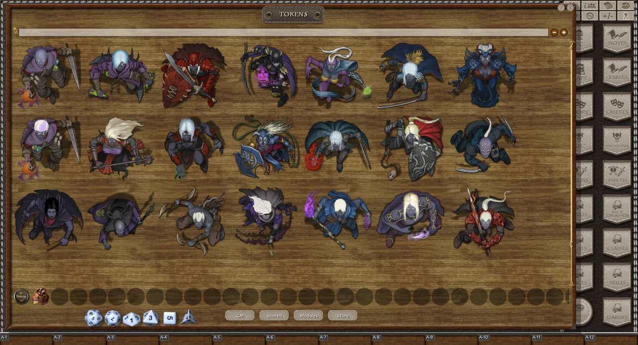 Fantasy Grounds - Drow (Token Pack) Screenshot 3