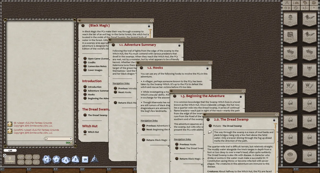 Fantasy Grounds - Black Magic (5E) Screenshot 3