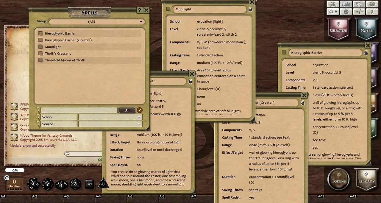 Fantasy Grounds - The Lost Library of Thoth (PFRPG) Screenshot 0