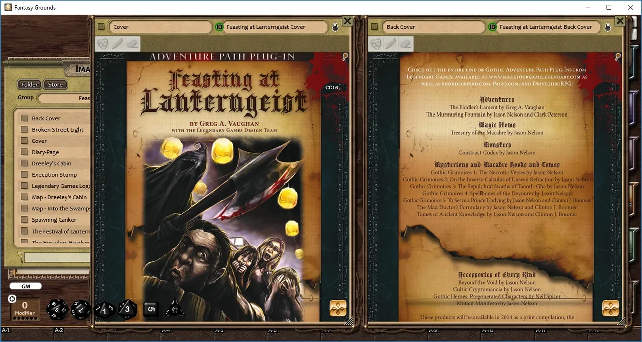 Fantasy Grounds - Feasting at Lanterngeist (PFRPG) Screenshot 2