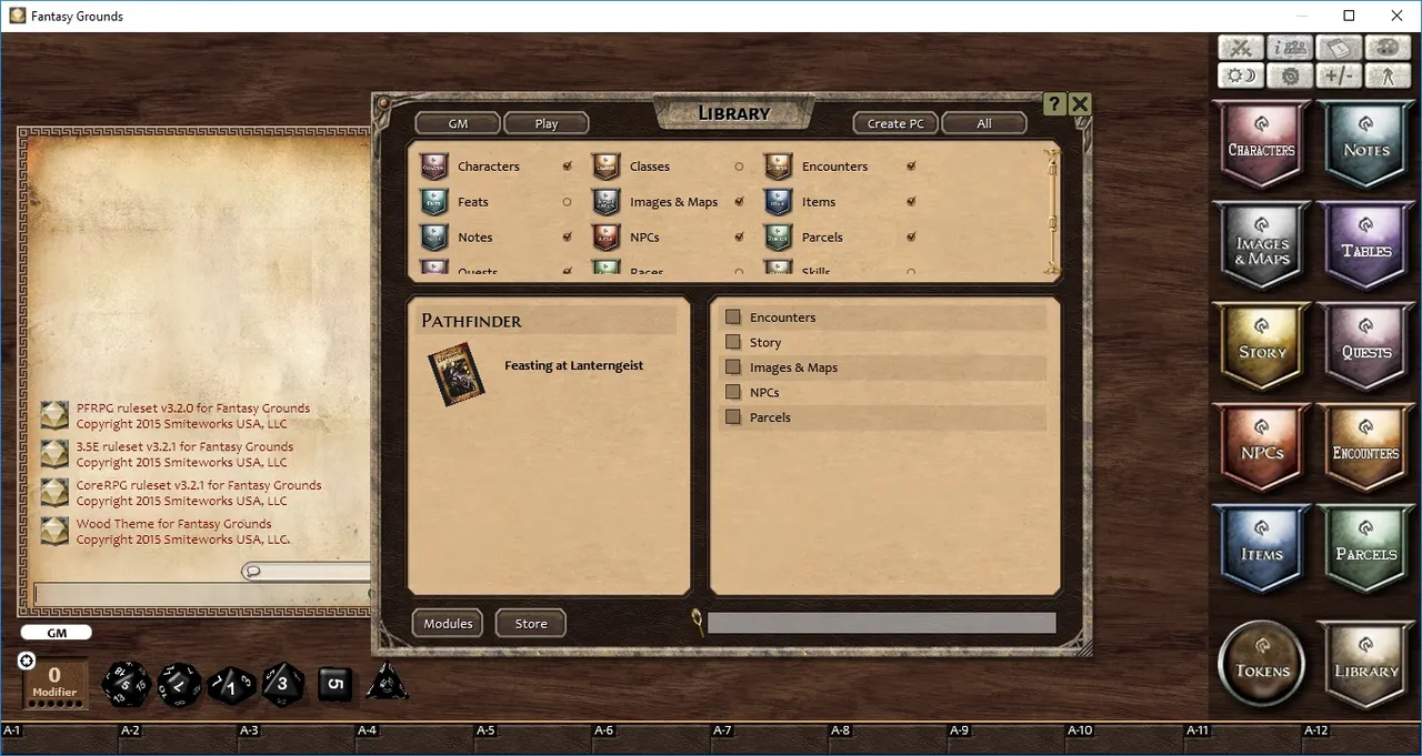 Fantasy Grounds - Feasting at Lanterngeist (PFRPG) Screenshot 3