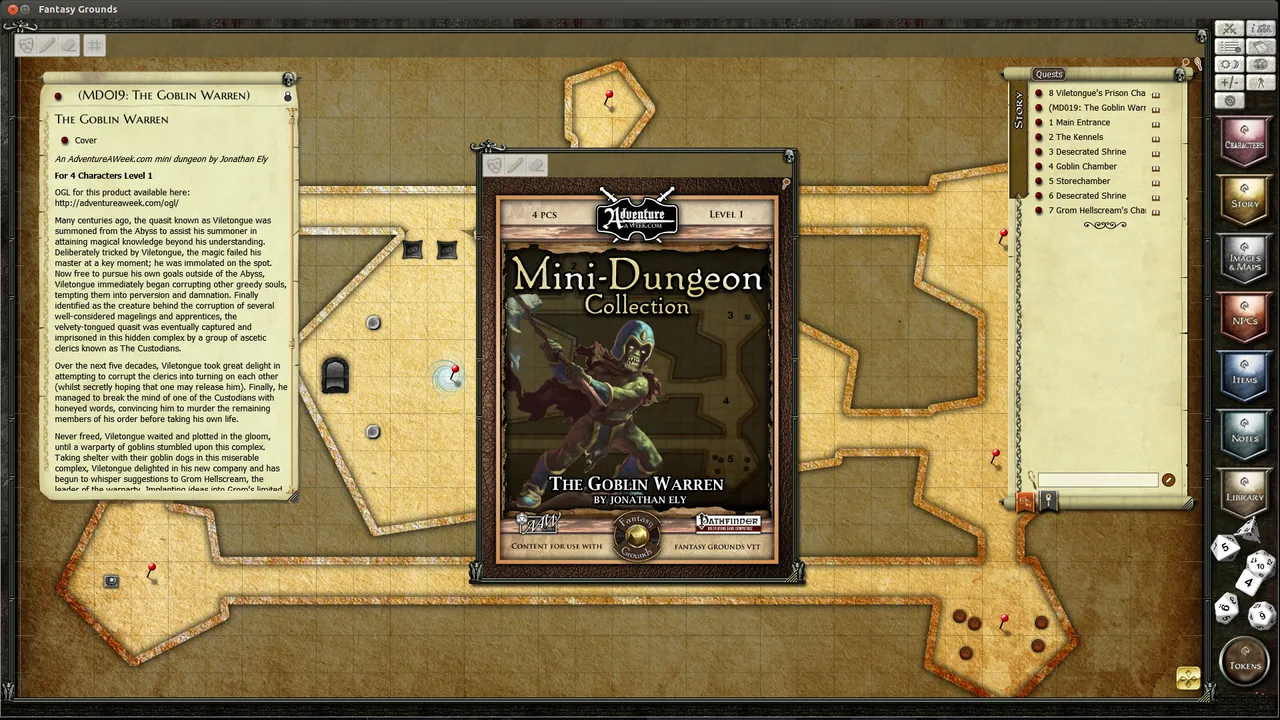 Fantasy Grounds - Mini-Dungeon #019: The Goblin Warren (PFRPG) Screenshot 3
