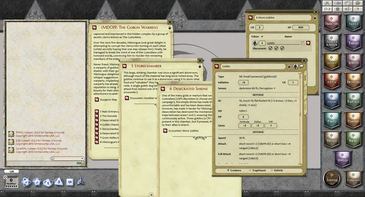 Fantasy Grounds - Mini-Dungeon #019: The Goblin Warren (PFRPG) Screenshot 0