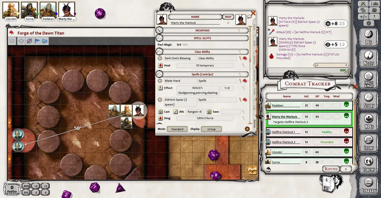 Fantasy Grounds - D&D Lair Assault: Forge of the Dawn Titan Screenshot 2