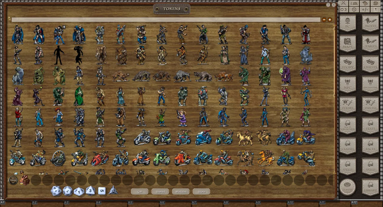 Fantasy Grounds - Hell on Earth Reloaded Figure Flats - Starter (Token Pack) Screenshot 3