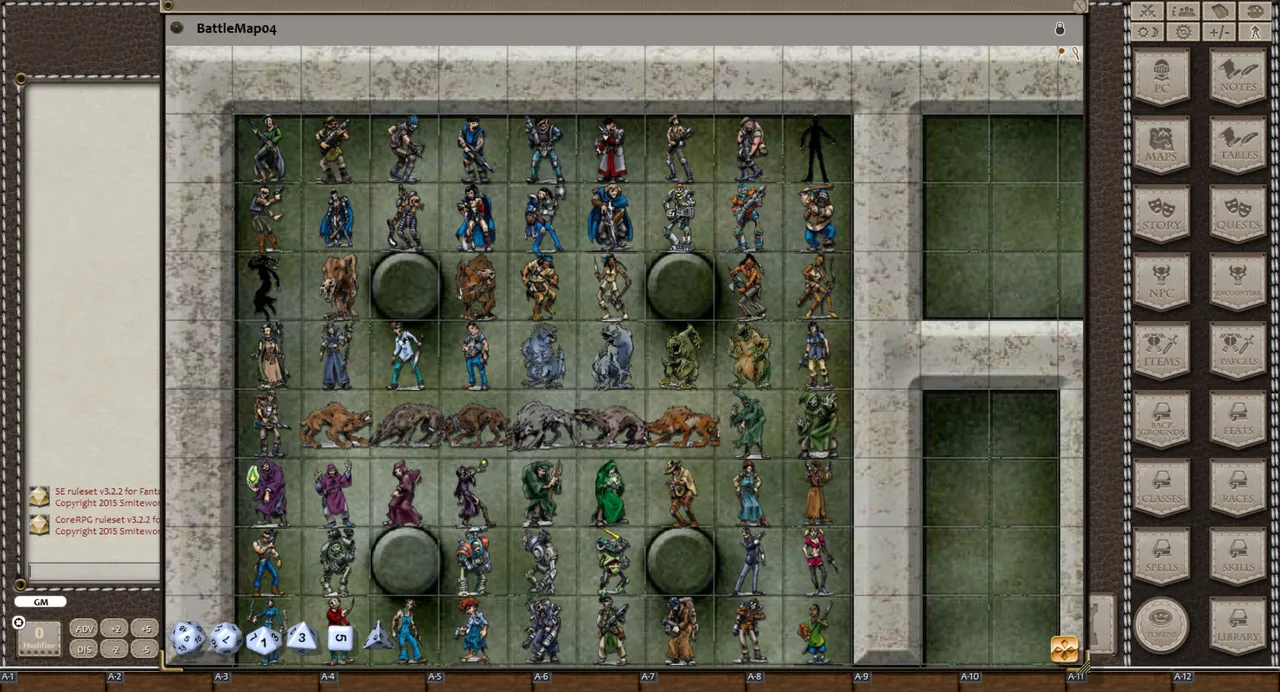 Fantasy Grounds - Hell on Earth Reloaded Figure Flats - Starter (Token Pack) Screenshot 0