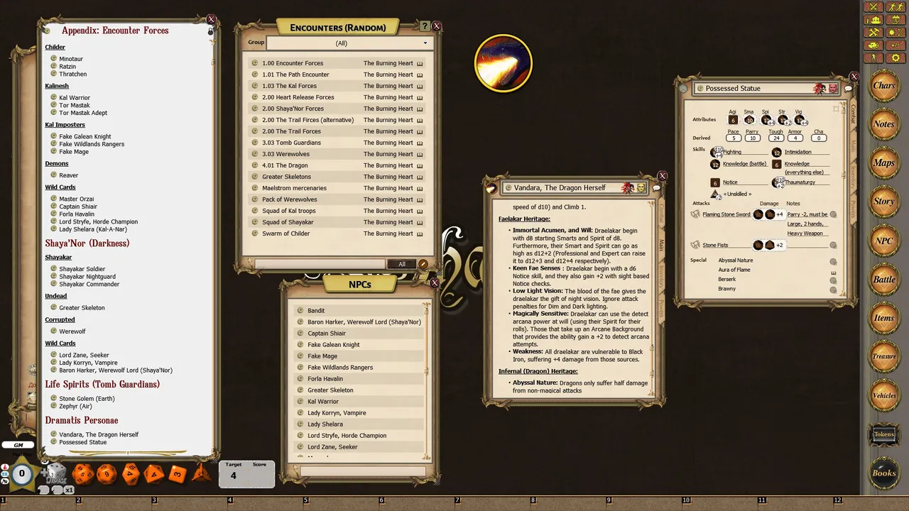 Fantasy Grounds - Shaintar: The Burning Heart (Savage Worlds) Screenshot 0