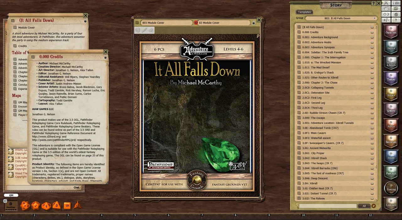 Fantasy Grounds - B03: It All Falls Down (PFRPG) Screenshot 0
