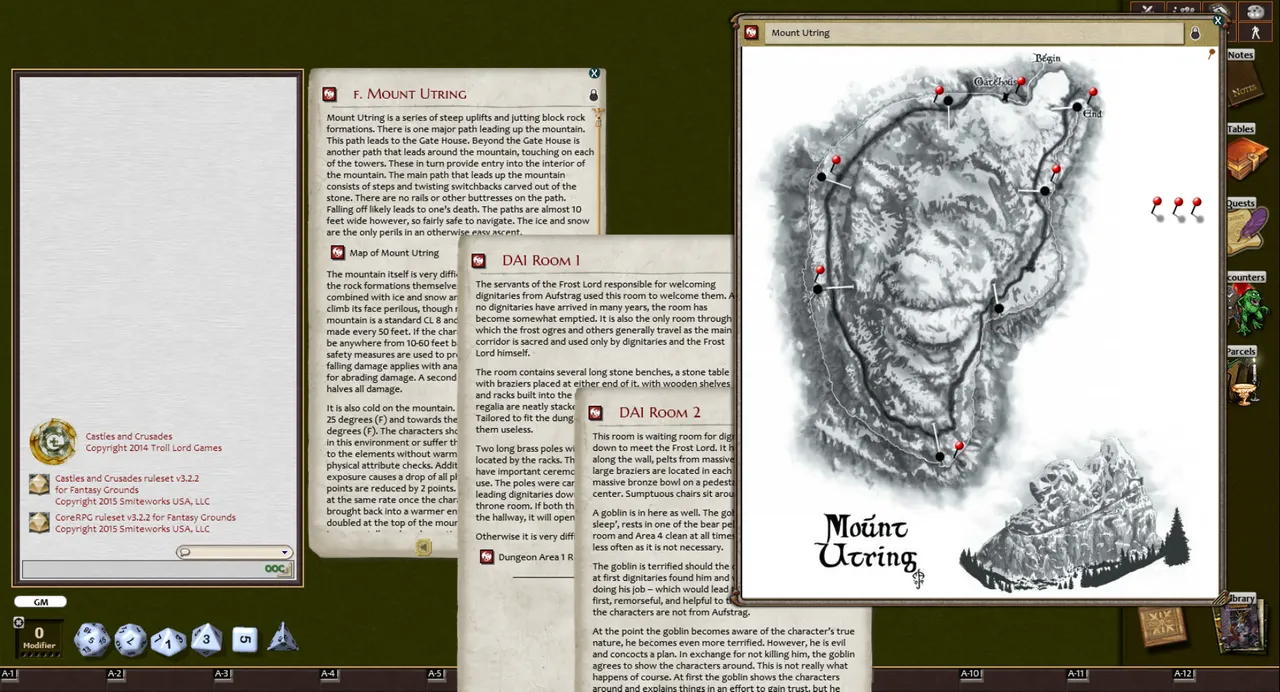 Fantasy Grounds - A6 Of Banishment & Blight (Castles and Crusades) Screenshot 3