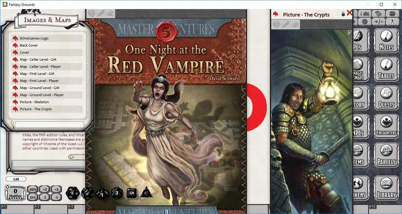 Fantasy Grounds - One Night at the Red Vampire (5E) Screenshot 2