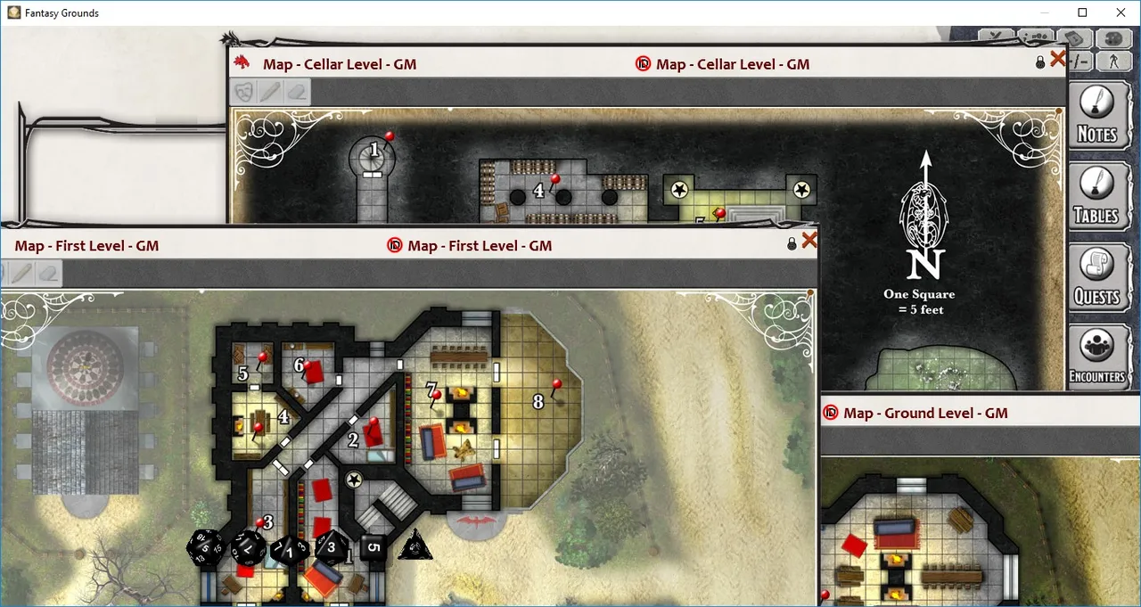 Fantasy Grounds - One Night at the Red Vampire (5E) Screenshot 0