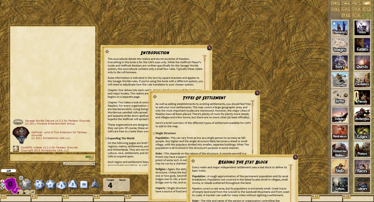 Fantasy Grounds - Hellfrost Gazetteer (Savage Worlds) Screenshot 3