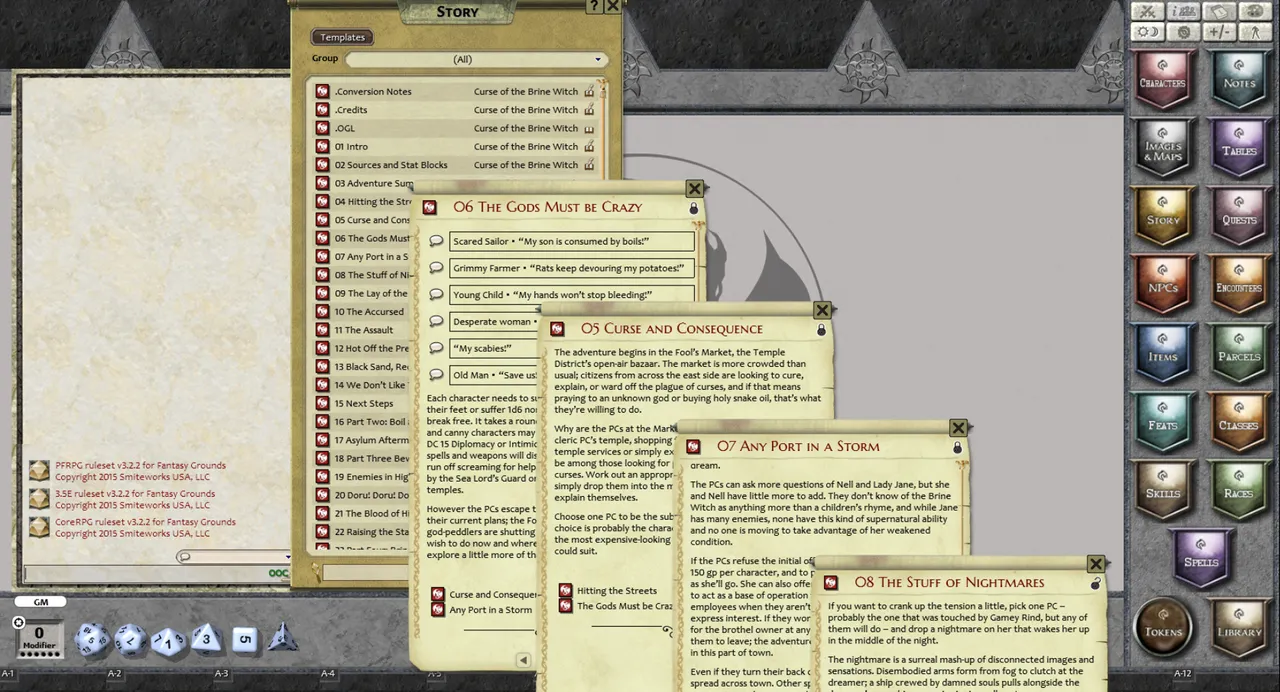 Fantasy Grounds - Return to Freeport, Part Two: The Abyssinial Chain (PFRPG) Screenshot 2