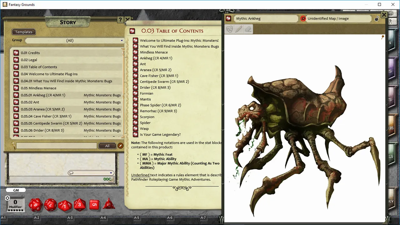Fantasy Grounds - Mythic Monsters #26: Bugs (PFRPG) Screenshot 1