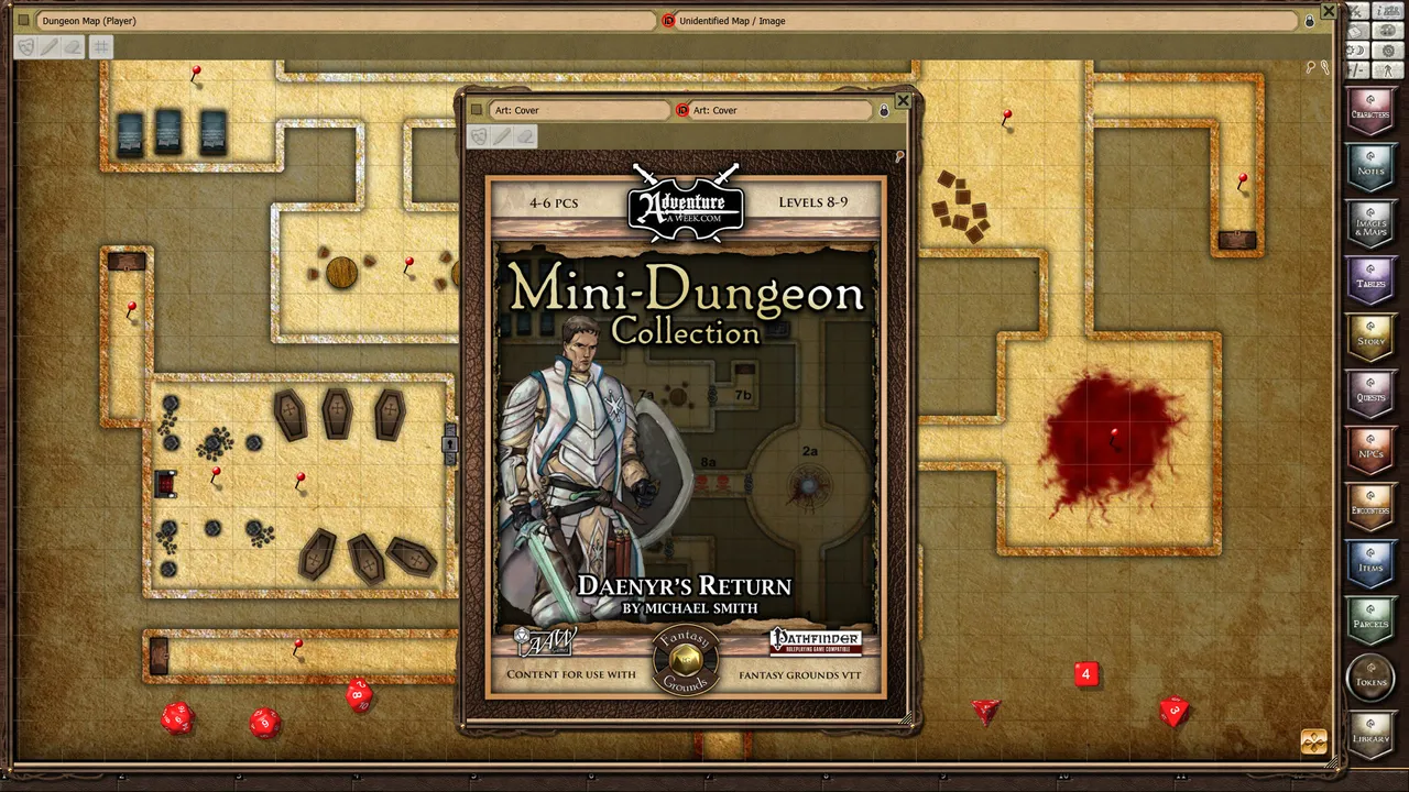 Fantasy Grounds - Mini-Dungeon #021: Daenyr’s Return (PFRPG) Screenshot 0