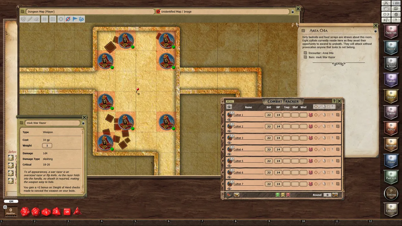 Fantasy Grounds - Mini-Dungeon #021: Daenyr’s Return (PFRPG) Screenshot 3