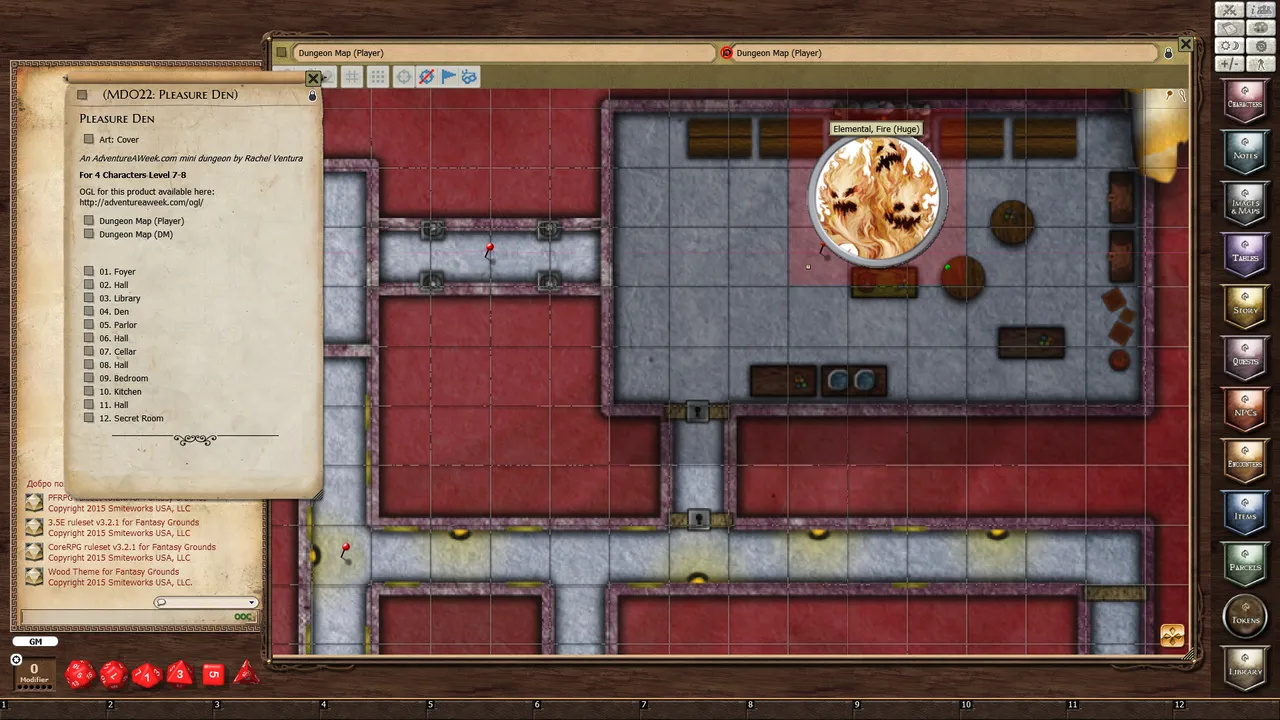 Fantasy Grounds - Mini-Dungeon #022: Pleasure Den (PFRPG) Screenshot 2