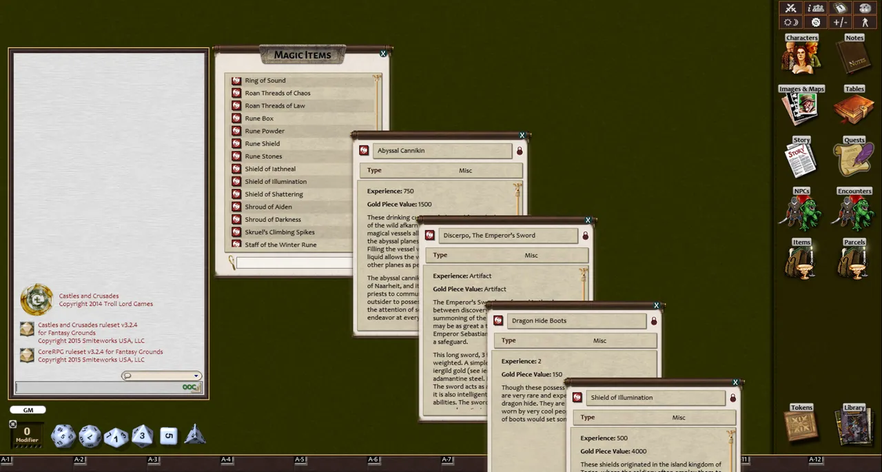 Fantasy Grounds - Monster & Treasure of Airhde (Castles & Crusades) Screenshot 3